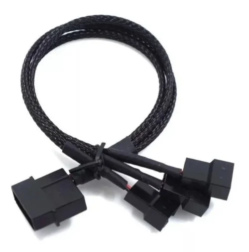 Cable Divisor Splitter Hub Molex 1 A 3 Coolers De 3-4 Pines Trenzado