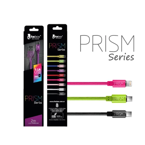 Cable Foxbox Usb Prism Usb A Micro Usb Negro 125cm