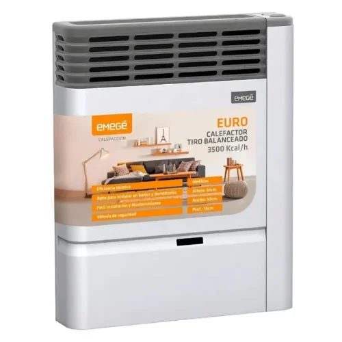 Calefactor Emege Euro 2135 TBU 3500Kcalh - Multigas