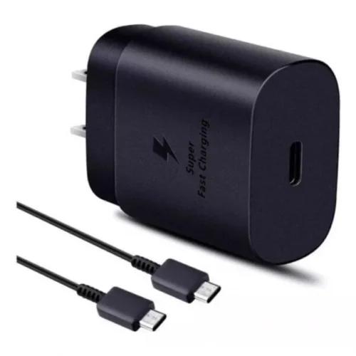 Cargador Samsung Galaxy 25W Tipo C Negro
