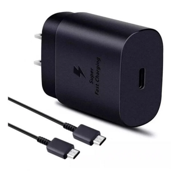 Cargador Samsung Galaxy 25W Tipo C Negro