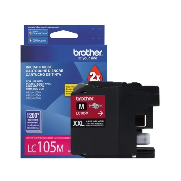 Cartucho Brother Magenta LC-105 1.200 Paginas
