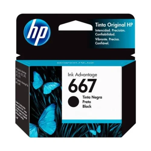 Cartucho HP 667 Negro
