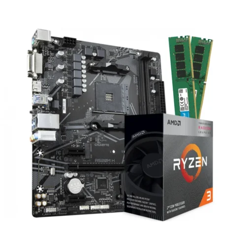 Combo AMD Ryzen 3 3200G + A520 + 16GB RAM