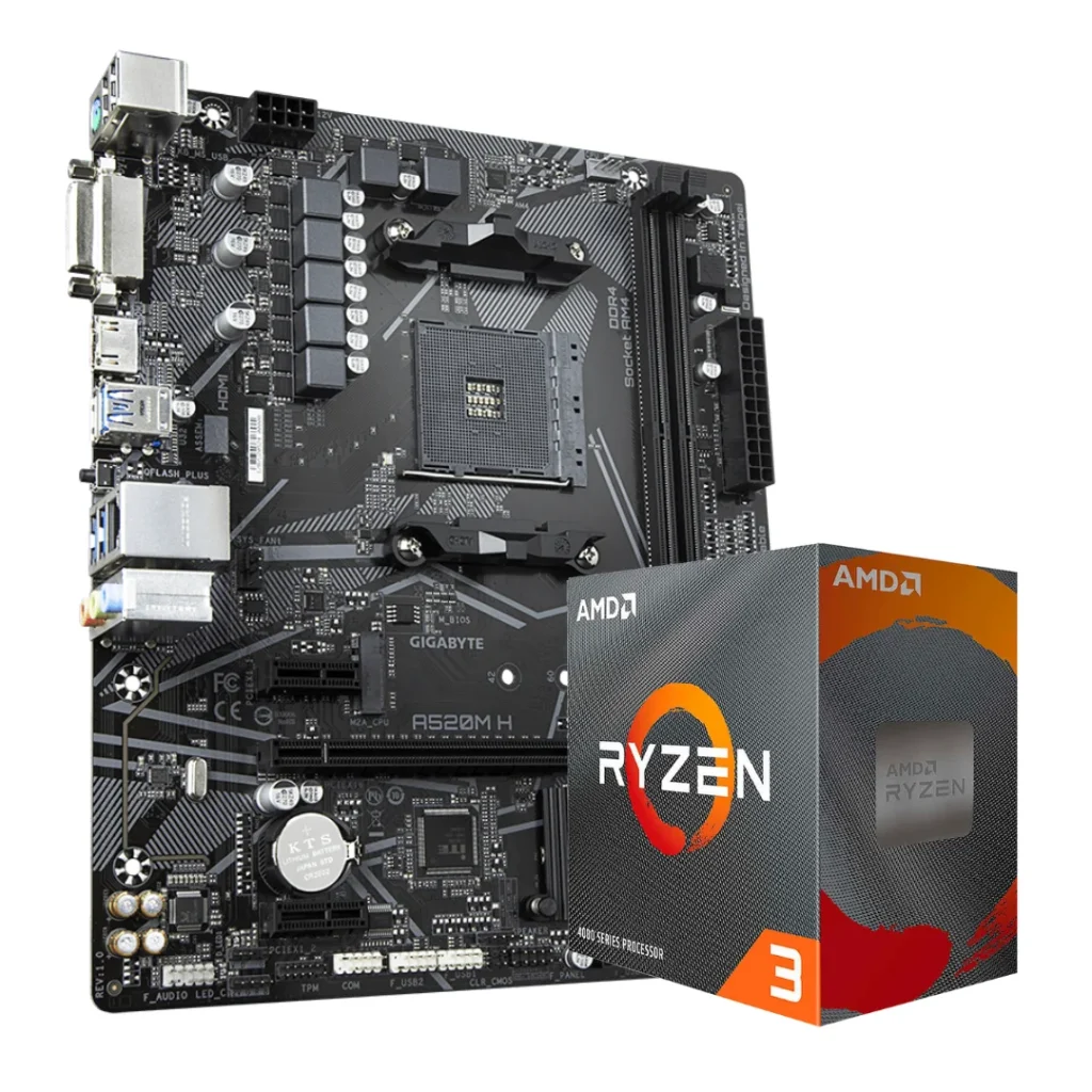 Combo AMD Ryzen 3 5300G + A620