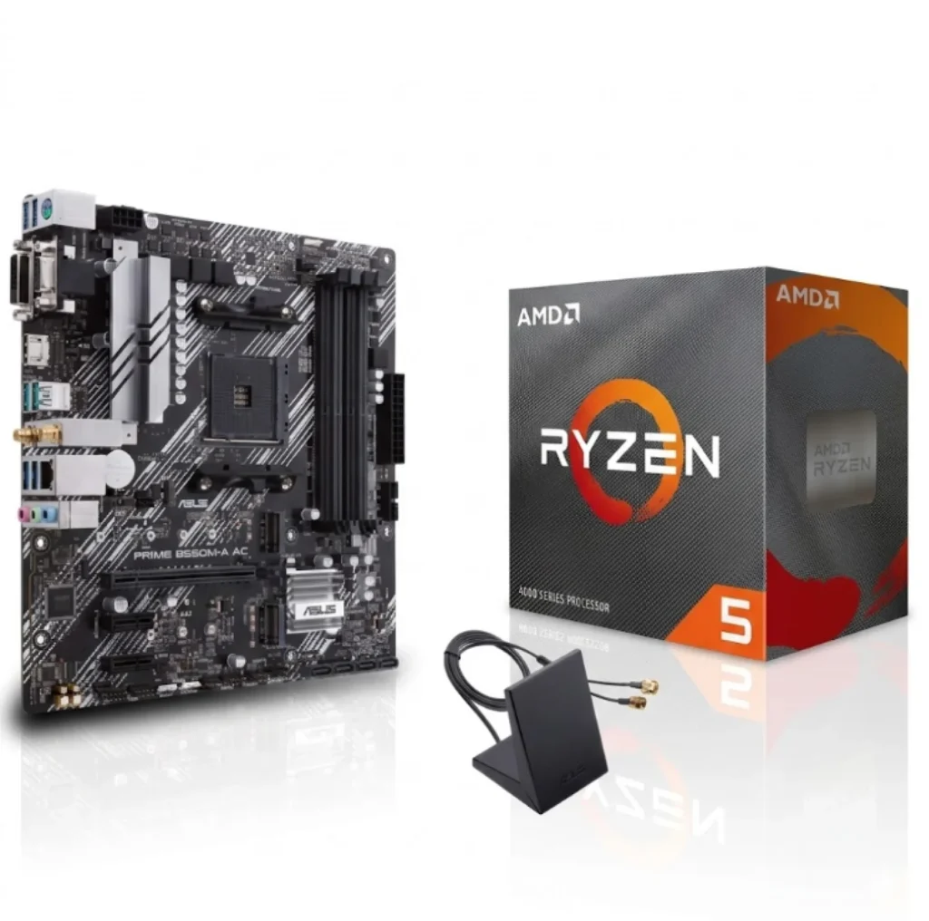 Combo AMD Ryzen 5 4500 + Mother Asus Prime B550M-A AC WIFI