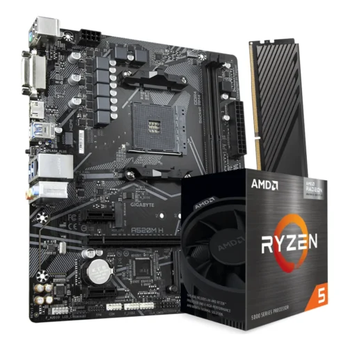 Combo AMD Ryzen 5 5600GT + A520 + 8GB 3200MHz