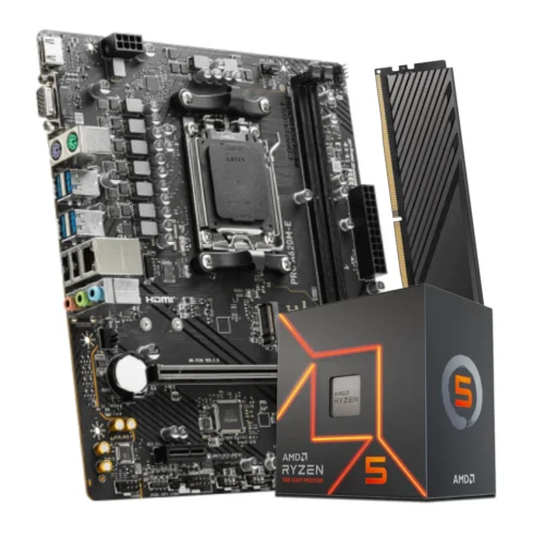 Combo AMD Ryzen 5 7600 + A620 + 32GB RAM