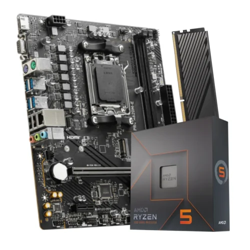 Combo AMD Ryzen 5 7600X + A620 + 32GB RAM