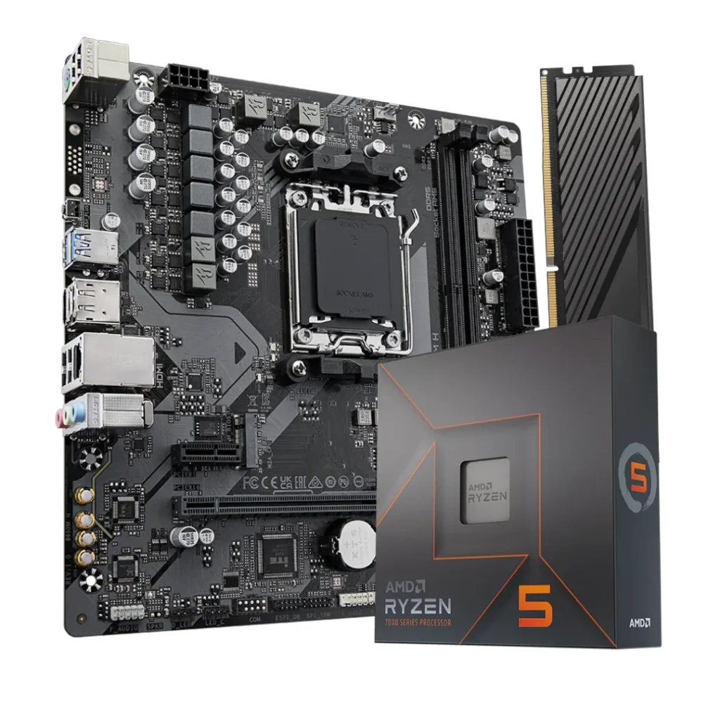 Combo AMD Ryzen 5 7600X + B650 + 32GB RAM