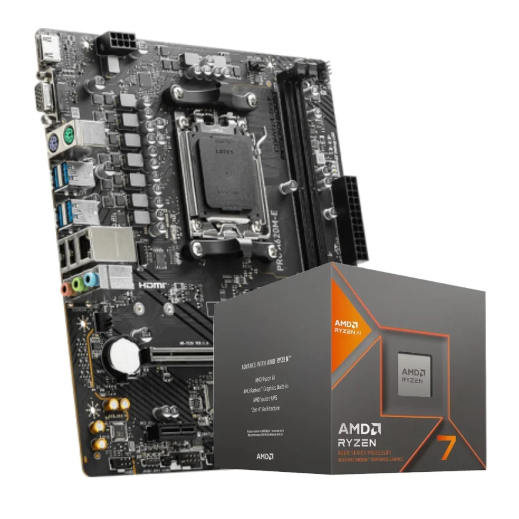 Combo AMD Ryzen 7 8700G + A620