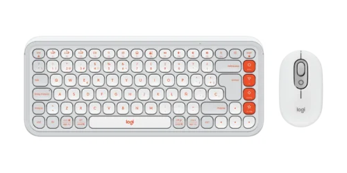Combo Inalámbrico Logitech POP Icon Blanco