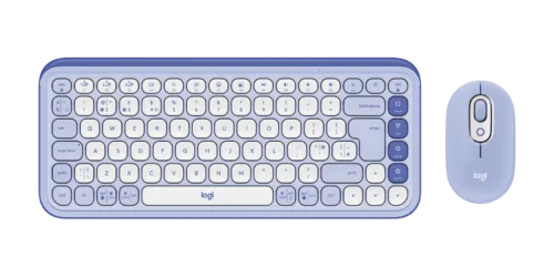Combo Inalámbrico Logitech POP Icon Lila