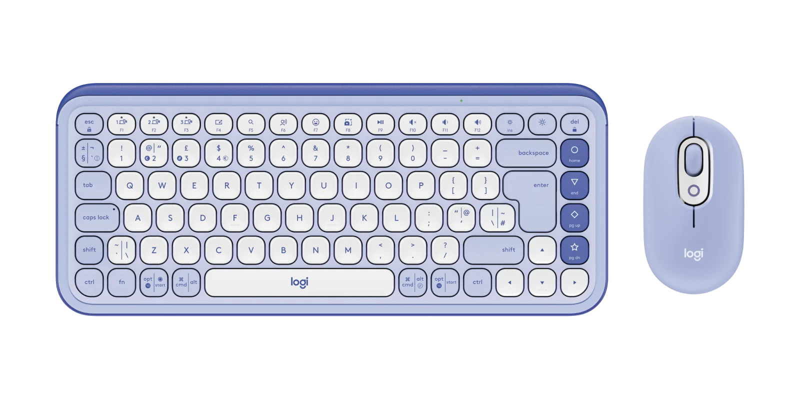 COMBO INALÁMBRICO LOGITECH POP ICON LILA