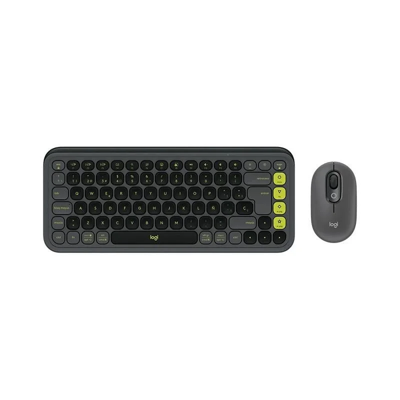 COMBO INALÁMBRICO LOGITECH POP ICON NEGRO