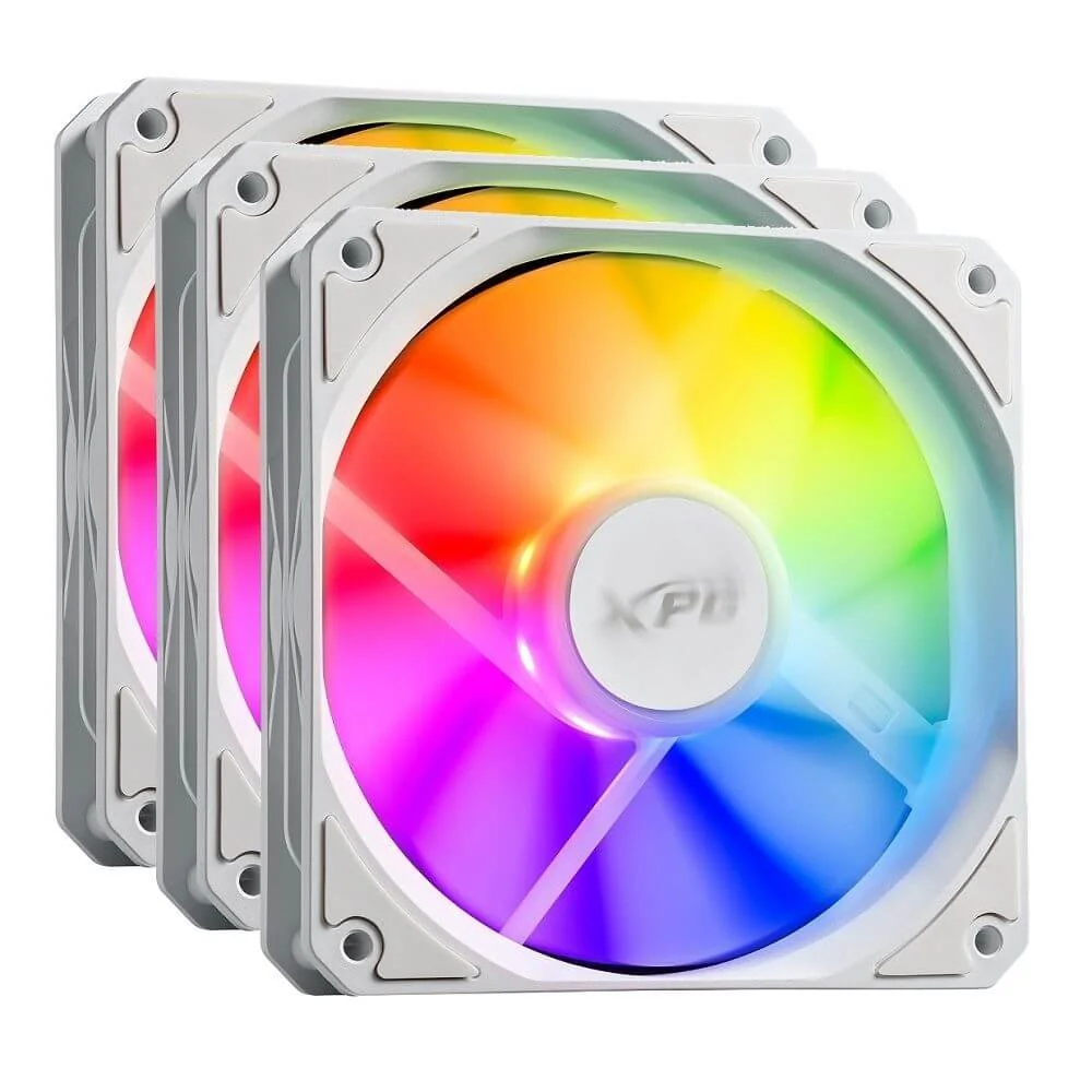 COOLER FAN ADATA XPG VENTO 120 ARGB BLANCO PACK X3