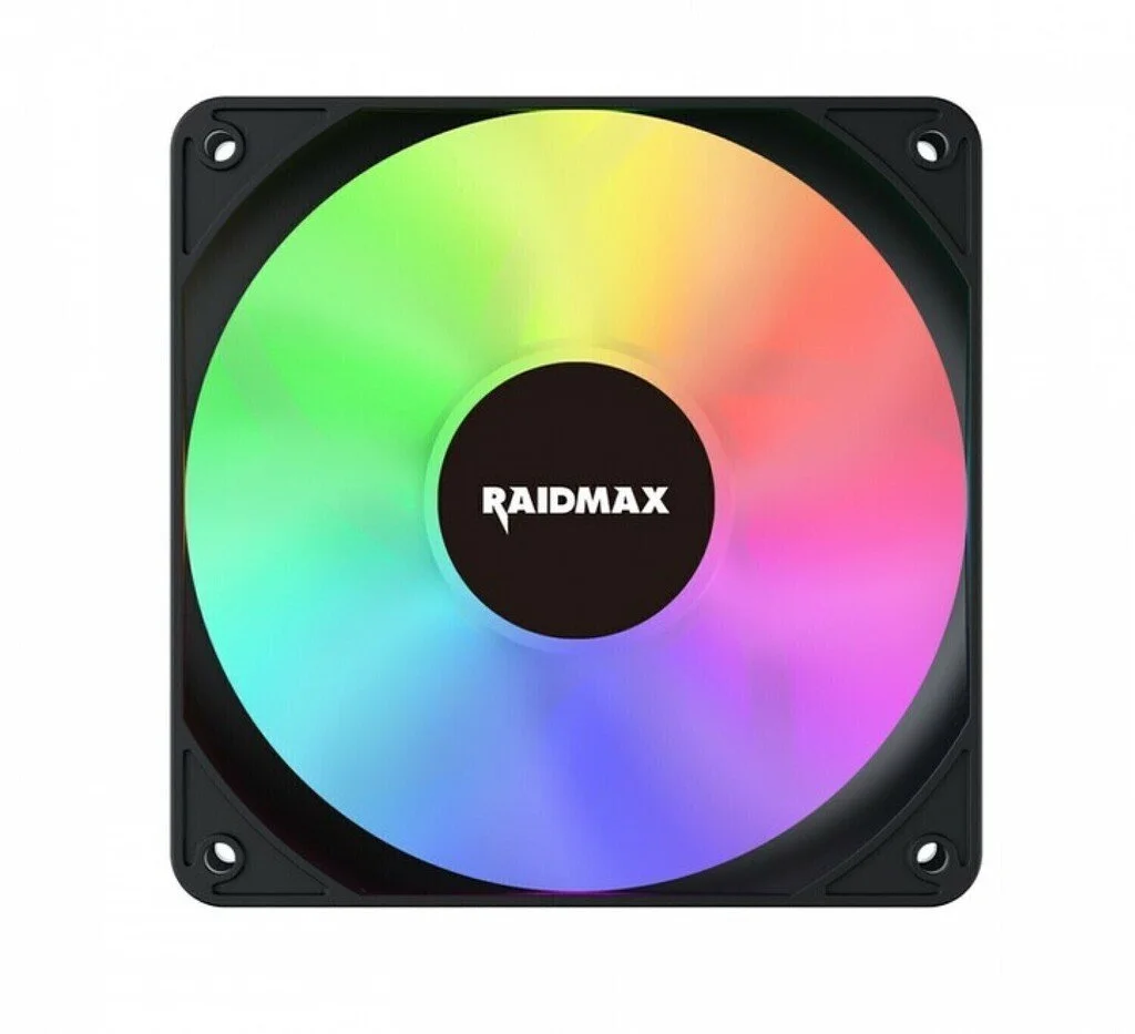 COOLER FAN RAIDMAX 120MM ARGB PMW X-AIR BLACK