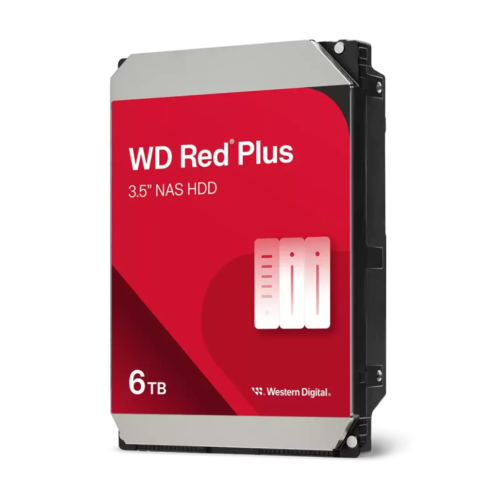 Disco Rígido HDD 6TB Western Digital Red 3.5 SATA 256Mb 5640 RPM