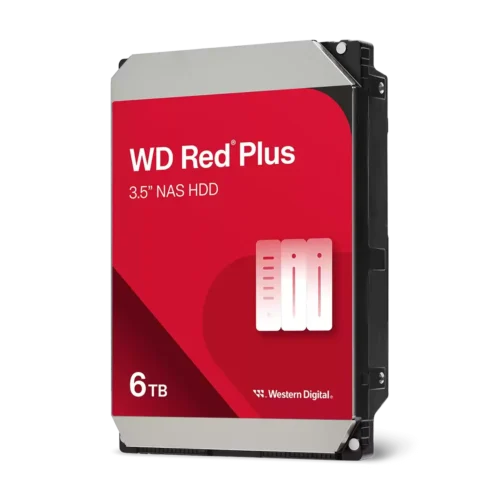 Disco Rígido HDD 6TB Western Digital Red 3.5 SATA 256Mb 5640 RPM