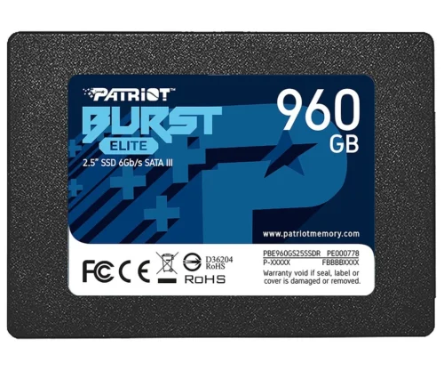 Disco SSD 960GB Patriot Burst Elite 2.5
