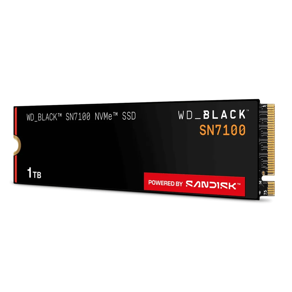 Disco SSD NVMe 1TB WD Black SN7100 PCIe Gen4