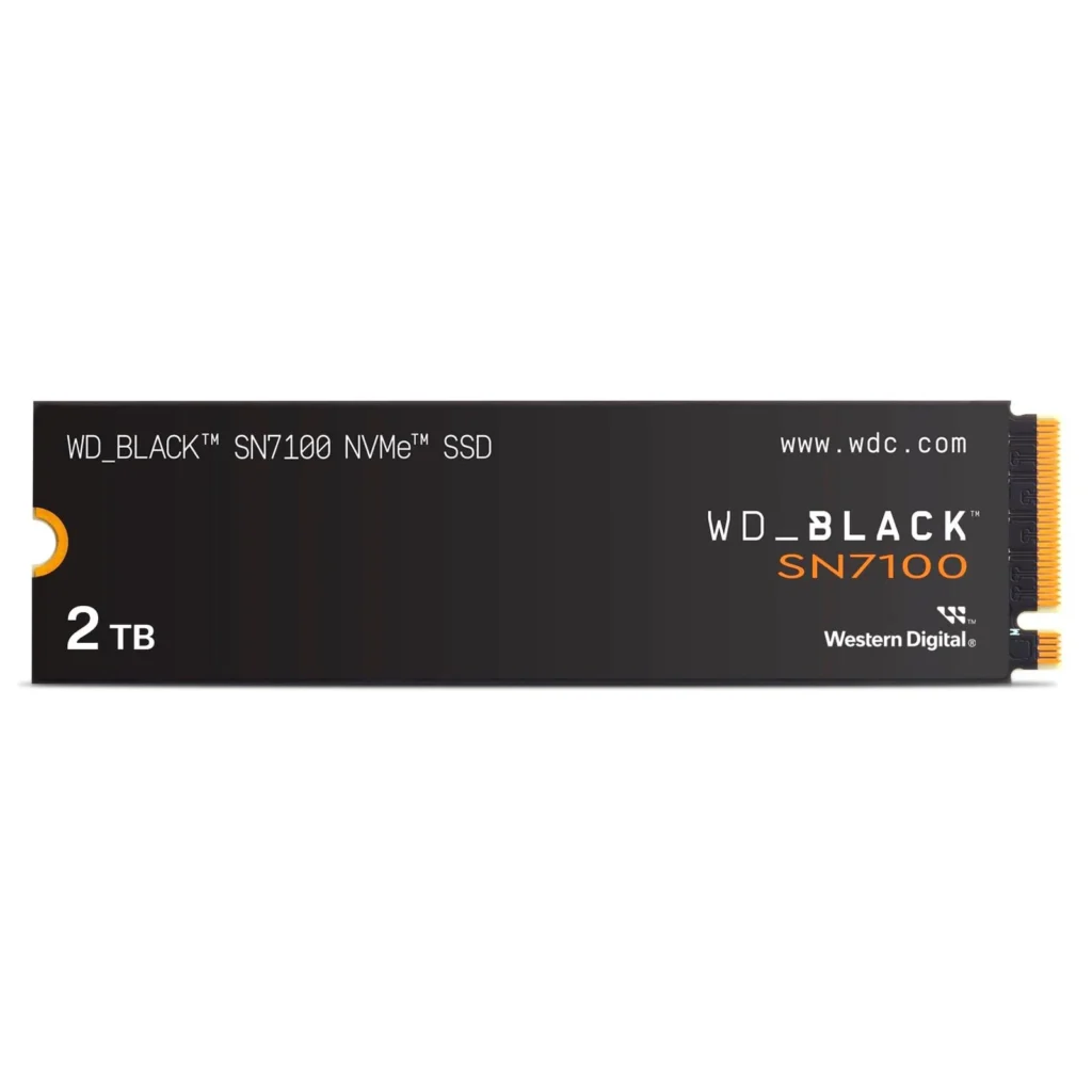 Disco SSD NVMe 2TB WD Black SN7100 PCIe Gen4