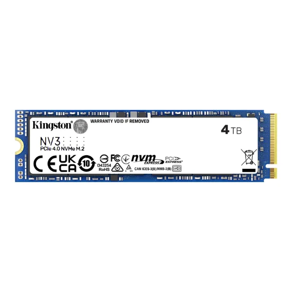 Disco SSD NVMe 4000GB Kingston SNV3S PCIe Gen4