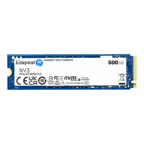 Disco SSD NVMe 500GB Kingston SNV3S PCIe Gen4