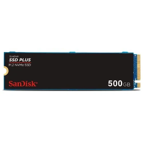 Disco SSD NVMe 500GB SanDisk Plus PCIe Gen3