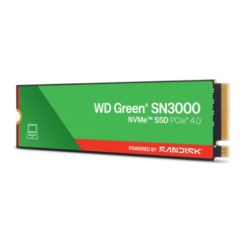 Disco SSD NVMe 500GB WD Green SN3000 PCIe Gen4