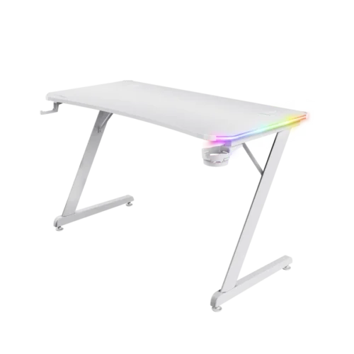 Escritorio Gamer Trust Luminus White RGB GXT 709W