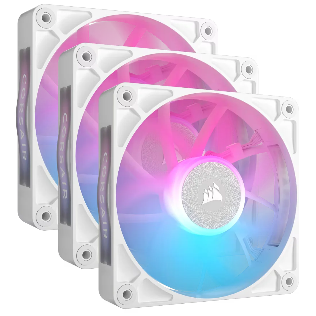 FAN COOLER CORSAIR ICUE LINK RX120 RGB 120MM WHITE PACK X3