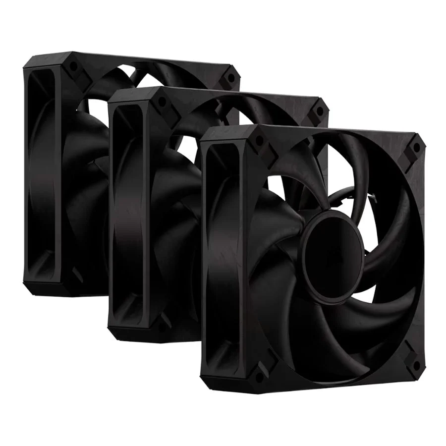 FAN COOLER CORSAIR RS120 MAX 120MM PWM 30MM FAN BLACK PACK X3