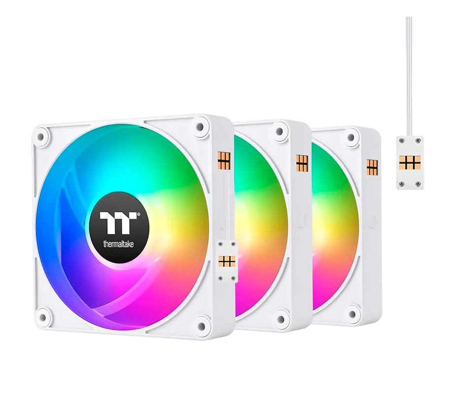 FAN COOLER TT CT140 EX ARGB (3 FAN PACK) WHITE