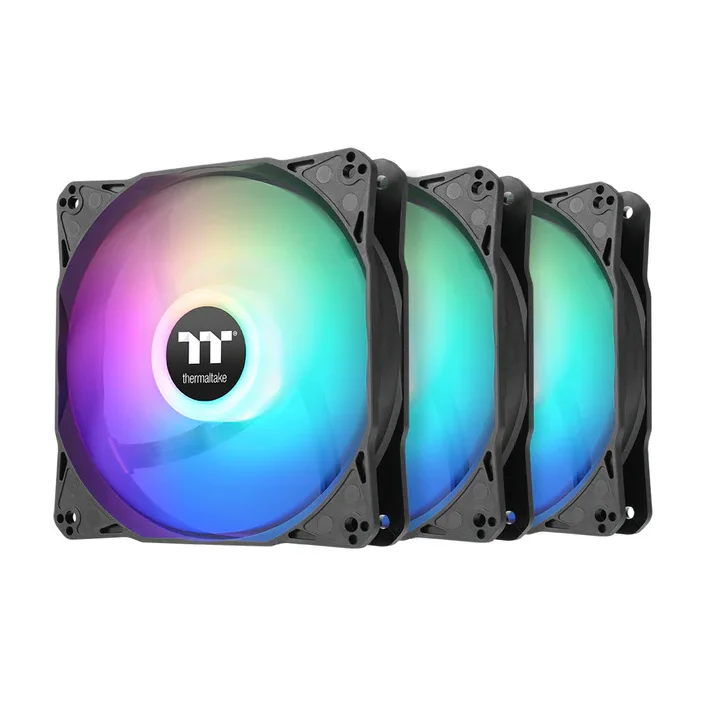Fan Cooler TT LE120 ARGB 3 Pack Black