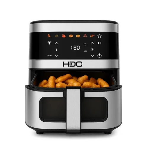 Freidora de Aire HDC HAF-DH91SB 9,1L Doble Calentador Una Cesta