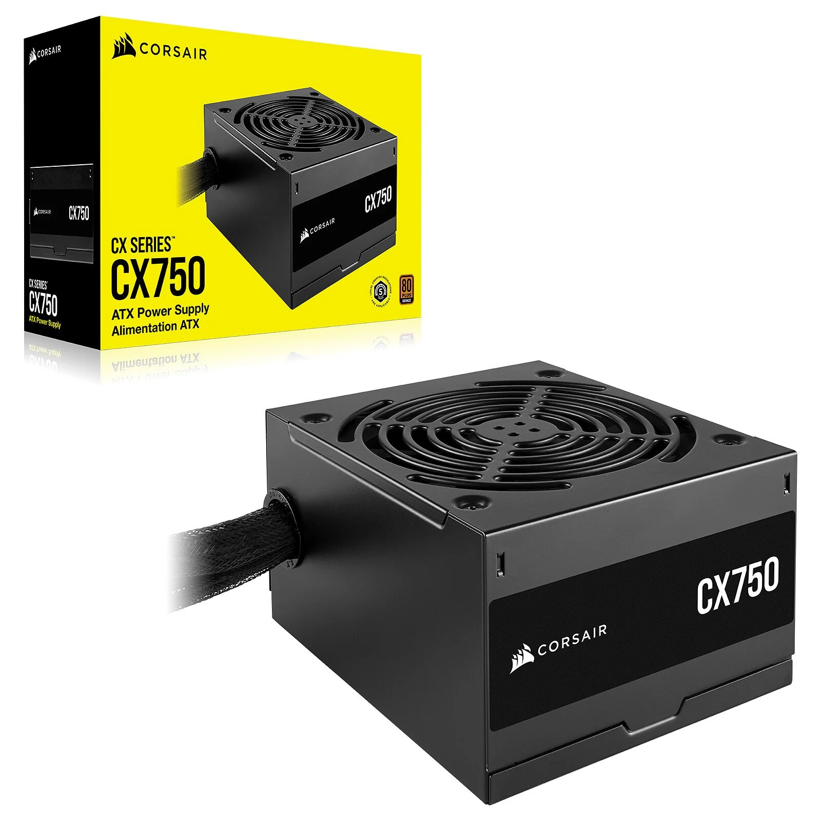 FUENTE CORSAIR 750W CX750 80 PLUS BRONZE