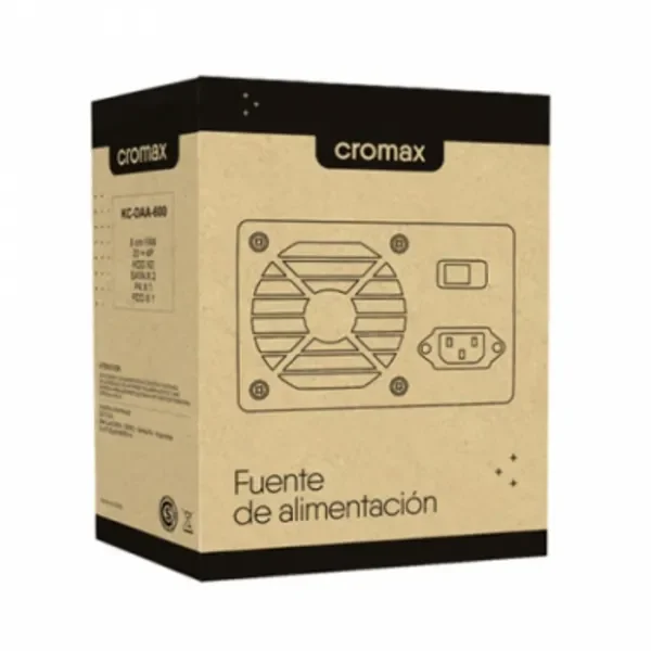 Fuente Cromax 600w