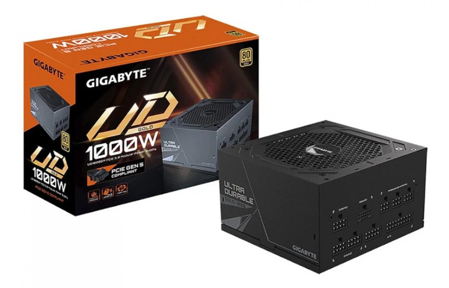 FUENTE GIGABYTE 1000W 80 PLUS GOLD MODULAR UD1000GM PG5