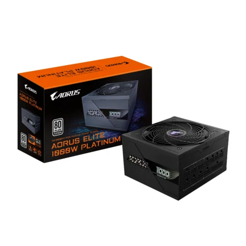 Fuente Gigabyte 1000w Aorus Elite PG5 80 Plus Platinum Modular