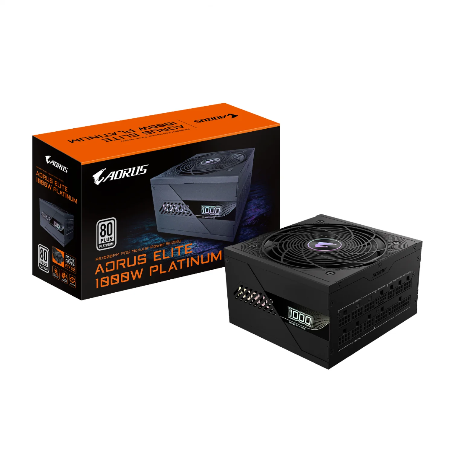 FUENTE GIGABYTE 1000W AORUS ELITE PG5 80 PLUS PLATINUM MODULAR