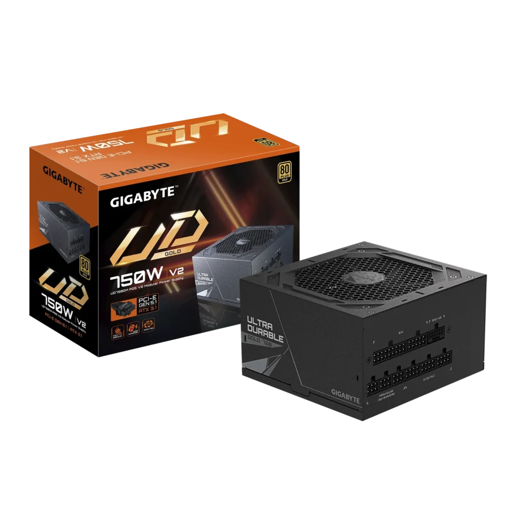 Fuente Gigabyte 750w Modular 80 Plus Gold UD750GM PG5 V2