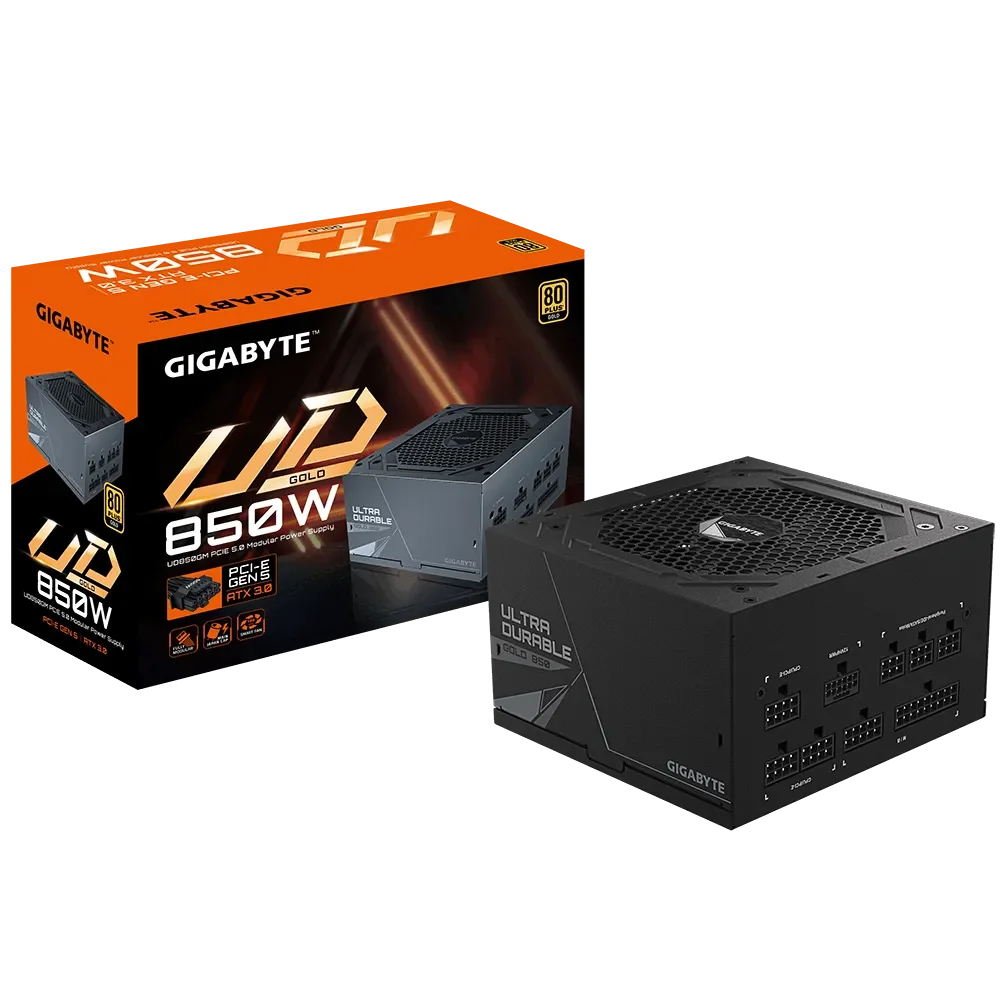 FUENTE GIGABYTE 850W 80 PLUS GOLD MODULAR UD850GM PG5 V2