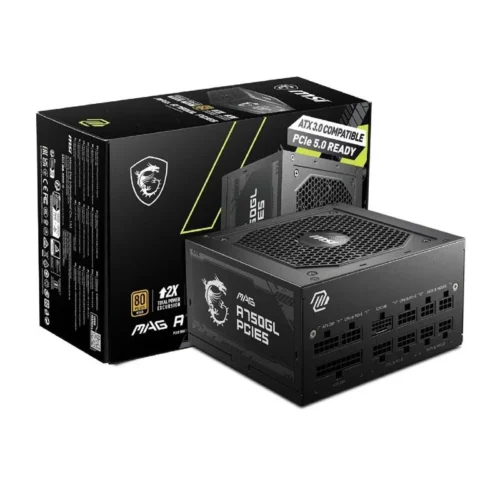 Fuente MSI MAG A750GL 750w 80 Plus Gold Full Modular PCIe 5.0