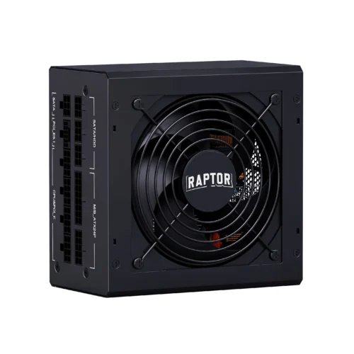 Fuente Raptor Volt 1000w 80 Plus Gold Full Modular PCIe 5.1 Negra
