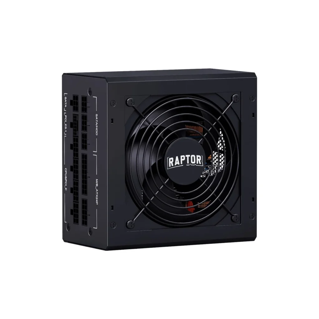 Fuente Raptor Volt 800w 80 Plus Gold Full Modular PCIe 5.1 Negra