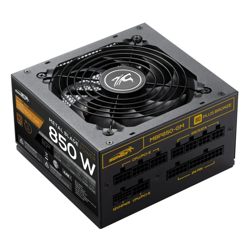 Fuente Sentey 850w 80 Plus Bronze Modular PCIe 5.1 ATX 3.1 MBP850-GM