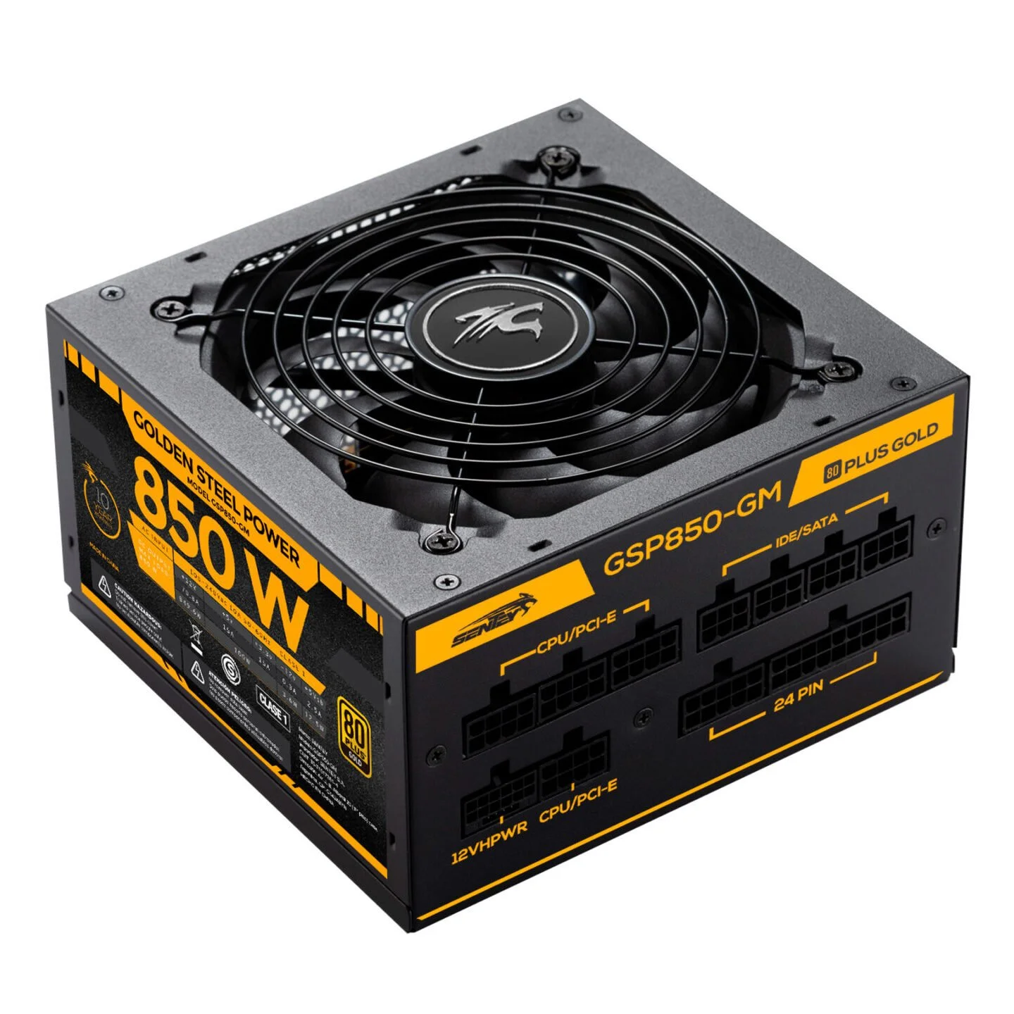 FUENTE SENTEY 850W 80 PLUS GOLD MODULAR PCIE 5.1 ATX 3.1 GSP850-GM