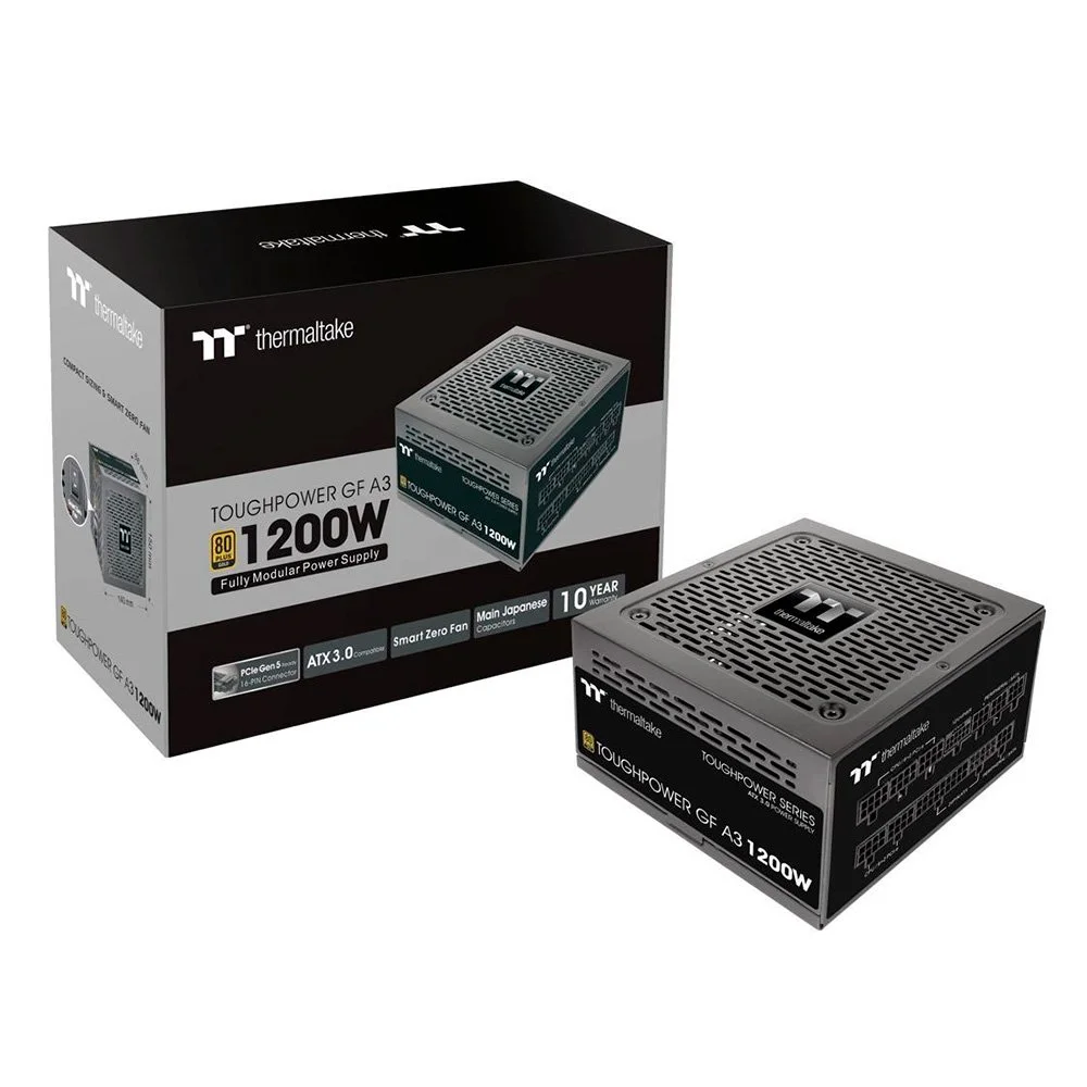 FUENTE THERMALTAKE 1200W 80 PLUS GOLD MODULAR TOUGHPOWER GF A3 PCIE 5.0