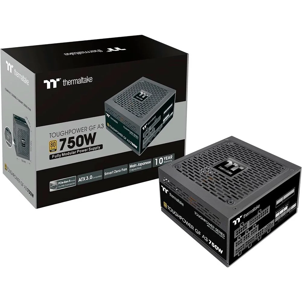 FUENTE THERMALTAKE TOUGHPOWER GF A3 750W 80 PLUS GOLD MODULAR PCIE 5.0